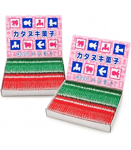 Amazon.co.jp: ザ かたぬき 50枚 セット (5種 各2個) ラムネ 味 駄菓子 
