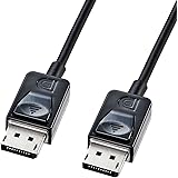 サンワサプライ(Sanwa Supply) DisplayPort ケーブル(オス-オス) 2.0m 4K60Hz対応 ブラック KC-DP2K