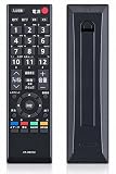 YOGOTI テレビリモコン 対応 TOSHIBA 東芝 REGZA レグザ TVリモコン リモコン 汎用 設定不要 太字ボタン CT-90372 55A2 46A2 40A2 37A2 32A2 26A2 22A2 19A2 22AC2 19AC2 32AS2 40AS2 液晶テレビに対応
