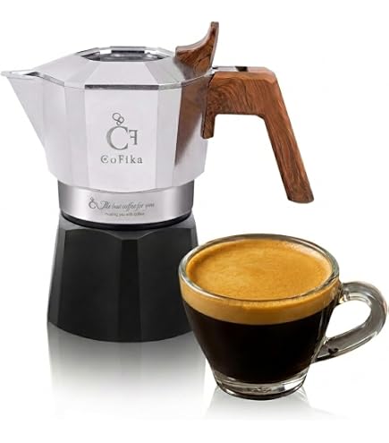 Amazon | KAMIRA Moka Express 1/2 Cups Stovetop Espresso Maker