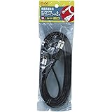エルパ(ELPA) 片プラグ付耐熱コード 配線 補修 電気 125V 12A 2m 1.25m㎡(0.18mm×50芯) NC-20H