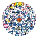 wonderflower ステッカー 防水おしゃれかアニメステッカー 高精細画像5-7cm 大尺寸50枚 可愛い 手帳 シール学生DIY 車 バイク ヘルメット パソコン スノーボード ボム スマホ