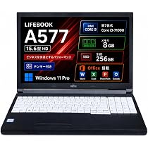 A3 FUJITSU15.6型FHD office/i5/SSD256GB Amazon.co.jp: 【整備済み品】ノートパソコン 富士通 LIFEBOOK A577