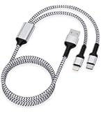 充電ケーブルです。2年半使用 USB-C ⇔ USB-Cx2 分岐ケーブル [充電 /転送 /1.2m /PD140W /480Mbps