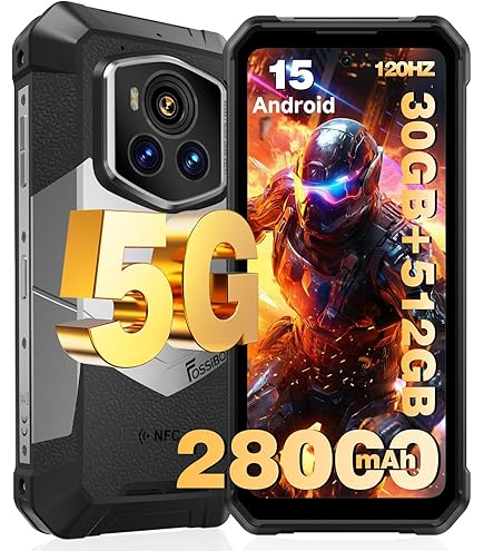 Amazon | FOSSiBOT F101P Android 13 タフネススマホ 7GB RAM+64GB ROM