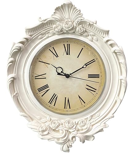 Amazon.co.jp: Vintage Style Oval French Wall Clock Galerie du