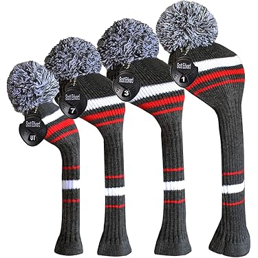 ゴルフウェアセット ドライバーヘッドカバー付き ヘッドカバー セット ドライバー ウッド カバー ユーティリティ