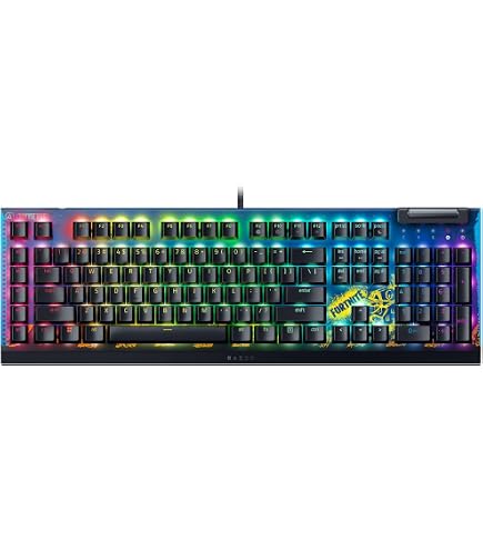Amazon | Razer BlackWidow V4 X - Fortnite Edition メカニカル