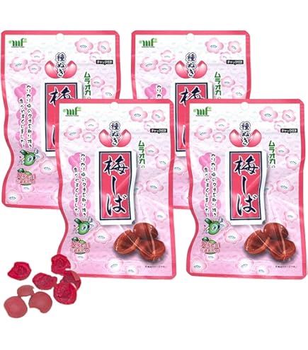 Amazon | 【2袋セット】手割りカリカリ梅 (種抜き・無着色) ×140g