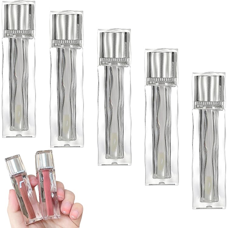 Amazon.co.jp: リップグロスチューブ リップクリーム容器 (6個セット