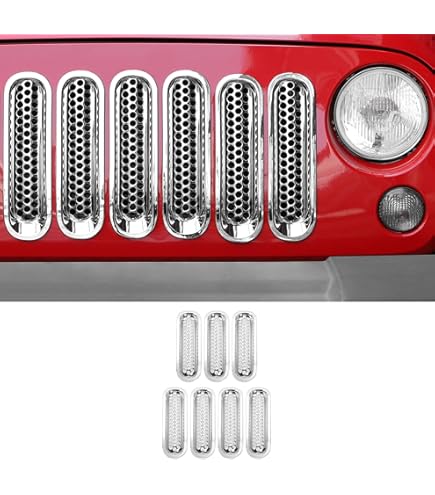 Amazon | allinoneparts ジープラングラーJK jkuグリル 2007年から2018