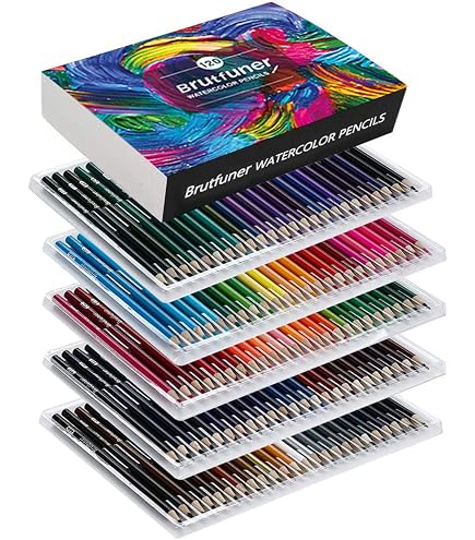 Amazon | FABER-CASTELL ファーバーカステル 水彩色鉛筆 100色 赤缶