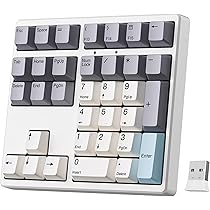 クリーム色 テンキー付きキーボード Amazon | BRIMFORD テンキー 2.4G接続 テンキー ワイヤレス