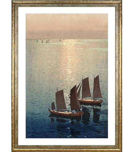 Amazon.co.jp: 井堂雅夫 「京都十二景 寂光院 」 木版画