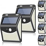 【 六個セット】 ZEEFO 222LED センサー ソーラーライト 屋外 人感センサー自動点灯 防水 ガーデンライト 広角 灯篭 壁掛け照明 led 電池交換不要 防犯/玄関/壁掛け/ガーデン 停電緊急対策 防災 地震 津波 台風 防災対応