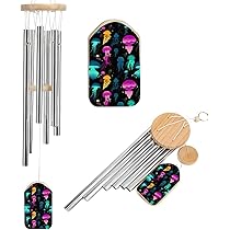 Amazon.co.jp: 光るカラフルなクラゲ 楽しいウィンドチャイム
