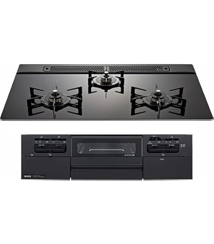 Amazon.co.jp: ノーリツ(NORITZ) ビルトインガスコンロ『ファミ』2口