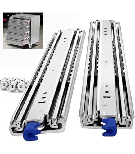 Amazon.co.jp: NODIBRO ロック付き 超重量用スライドレール 幅76