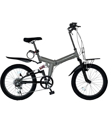 Amazon | 防災サイクル 20インチ ノーパンクタイヤ 折りたたみ自転車 