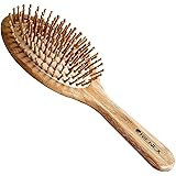 [Amazon限定ブランド] ORIENEX ヘアブラシ 木製櫛 美髪ケア 頭皮＆肩 竹 (中)