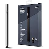elago STYLUS SLIM タッチペン 99％ ピュアアルミ スタイラスペン 各種 スマートフォン/タブレットPC 対応 替え芯 付 ブラック