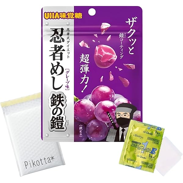 Amazon | 【購入制限なし】忍者 めし 鉄の鎧 グレープ味 40g