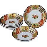 皿 おしゃれ : 有田焼 古典柄の魅力を楽しむ 古伊万里金彩 取皿 セット Japanese Plate x5pcs set Porcelain/Size(cm) Φ14x3/No:501701