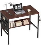 Amazon | YeTom デスク 机 pcデスク パソコンデスク 幅100cm×奥行48cm