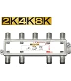 Amazon.co.jp: 日本アンテナ 共同受信用2分配器 屋内用 4K8K放送対応 1