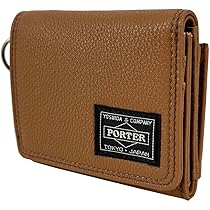 PORTER ポーター/ CALM　キャメル　三つ折り財布　レザー　美品 PORTER ポーター/ CALM キャメル 三つ折り財布 レザー 美品 CALM