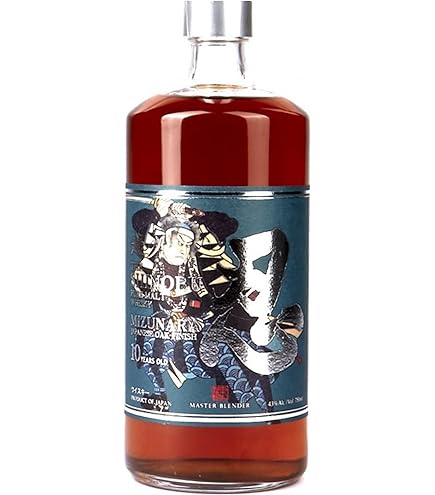 Amazon.co.jp: 越ノ忍 10年 ピュアモルトウイスキー ミズナラ 箱付き