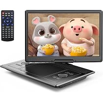 Amazon.co.jp: 【14.1インチHD大画面】Yoton ポータブルDVDプレーヤー