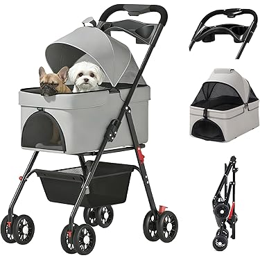 引き取り者決定!　ペットカート 対面両用可能 犬猫介護用 お散歩に。収納容易 通気性良く快適♪ 楽天市場】楽天1位！8連冠☆ペットカート ペットバギー 分離型