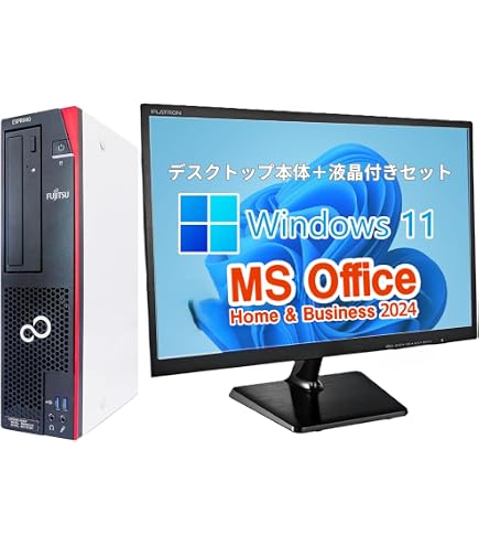 富士通/6th i3/Win11/BD/Office/新SSD/4GB# Amazon.co.jp: 【整備済み品】【MS Office H&B 2024】富士通