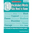 240 Vocabulary Words Kids Need to Know: Grade 3: 24 Ready-to-reproduce Packets That Make Vocabulary Building Fun & Effective 