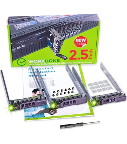 Amazon.co.jp: WORKDONE 3.5インチハードドライブキャディトレイ Dell