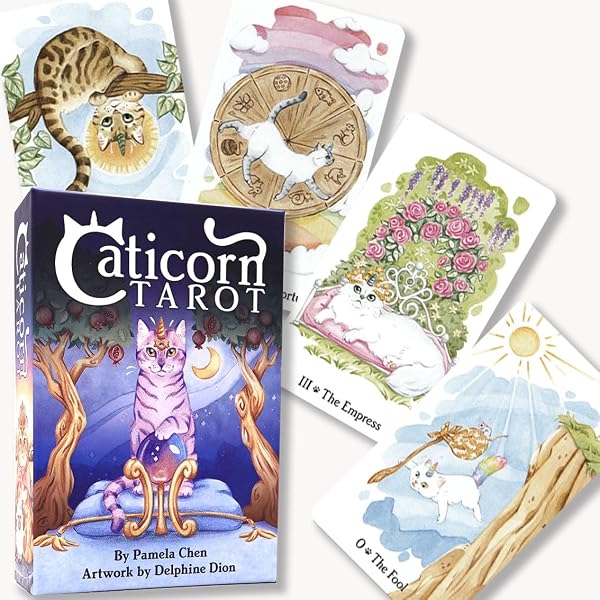 Amazon | GRIMALKIN'S CURIOUS CATS TAROT | CULLINANE, MJ | Tarot
