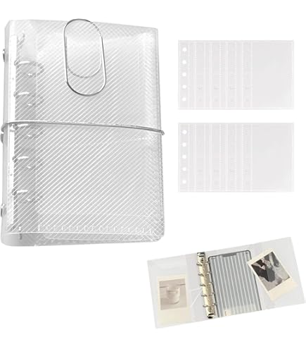 Amazon | NatSumeBasics A7 バインダー 6リング 三つ折り 予算