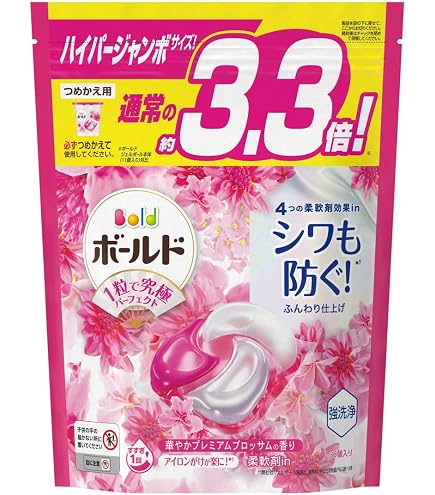 Amazon.co.jp: P&G ボールド ジェルボール 癒しのプレミアムブロッサム