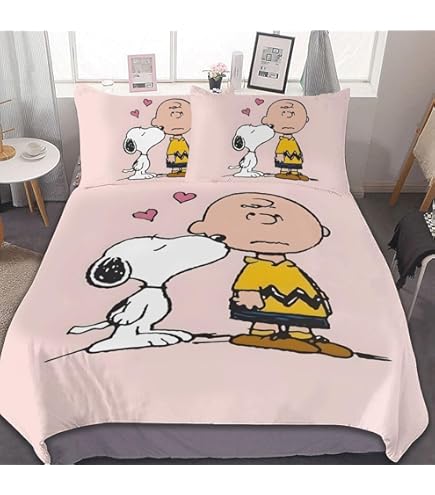 Amazon｜スヌーピー 布団カバー 3点セット シングル シングル 枕