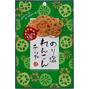 壮関 のり塩れんこんチップ 18g ×6袋
