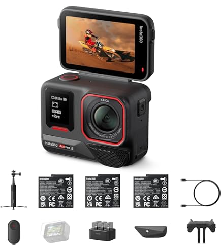 Amazon | Insta360 Ace Pro 2 - デュアルバッテリー ライカとの共同