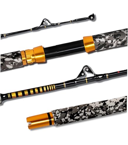 Amazon | BETTER LEADER トローリングロッド 海水 オフショア