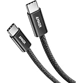 Anker Zolo USB-C & USB-C ケーブル (240W, 高耐久ナイロン) 1.0m ブラック | USB PD対応 高耐久ナイロン素材採用 iPhone 16 / 15 / Galaxy iPad Pro MacBook Pro/A