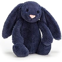Medium Bashful Inky Bunny 黒 うさぎ Personalized Bashful