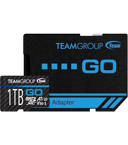 Amazon | Lexar 1TB Play Blue Micro SDカード UHS-I C10 U3 V30 A2 4K