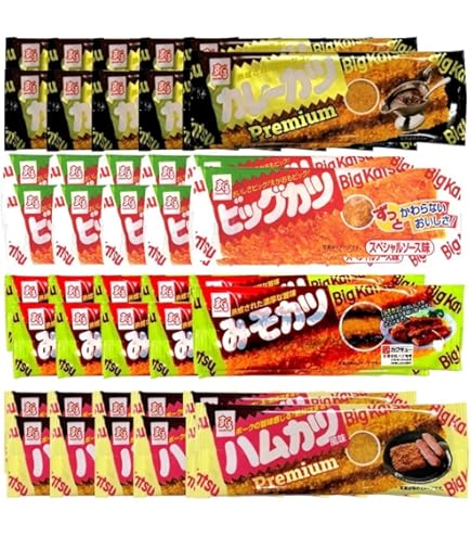 Amazon.co.jp: 菓道 BIGカツ ビッグカツ とんかつソース味 計60枚 30枚