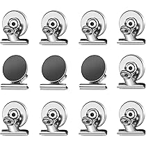 Amazon | マグネットクリップ 12個入り 超強力 磁石クリップ フック