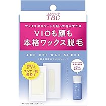 Amazon.co.jp: TBC エステティックTBC エピワックスシート 脱毛シート 