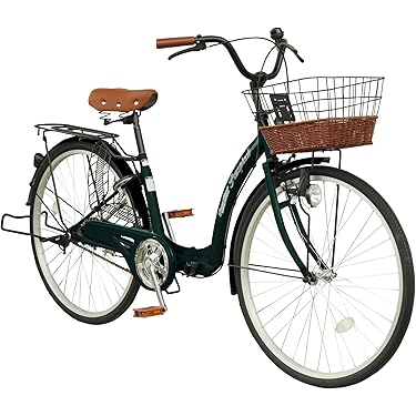 シティタイプ自転車 グレー 前面バスケット付き BRIDGESTONE 自転車 フロント かごカバー バスケットカバー